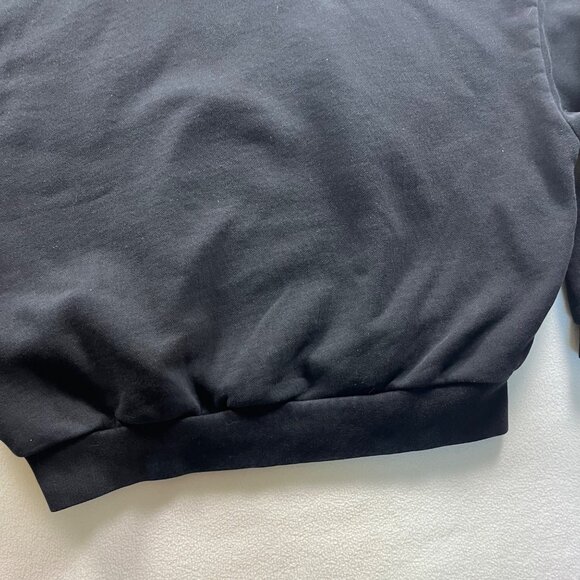 Fear Of God Essentials Black Hoodie Pullover Sweatshirt Oversized Fit S Cotton - Picture 9 of 12